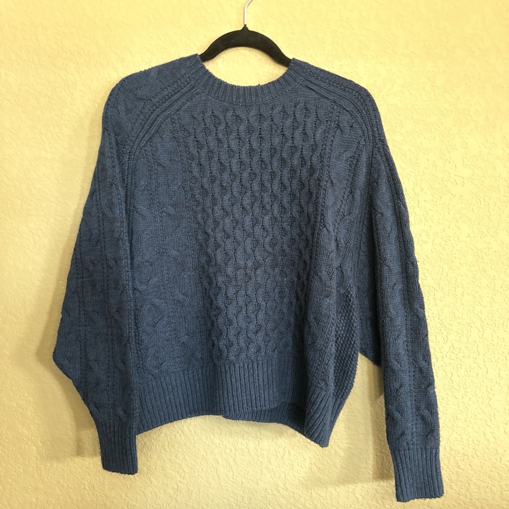 Universal Thread Blue Cable Knit Sweater | Size S | Excellent Condition